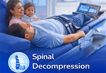 Spinal decompression therapy at Kendall chiropractic clinic